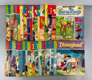 Group of Vintage Disneyland Magazines