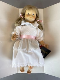 Dolfi Limited Edition Hand Carved and Painted Wooden Doll