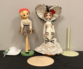 Group of Bradley Dolls and More