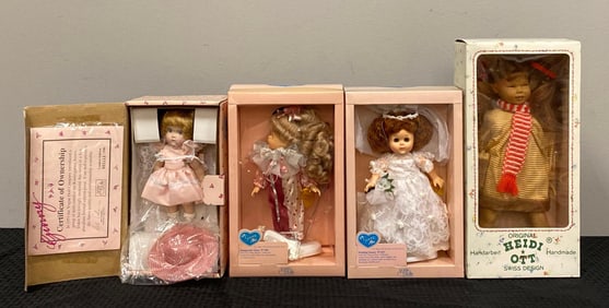 Group of 4 Assorted Dolls