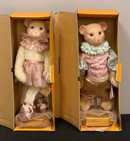Group of 2 Wendy Brent Porcelain Dolls