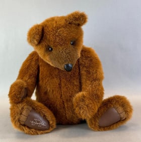 Limited Edition Gund Rockafella Signed Teddy Bear