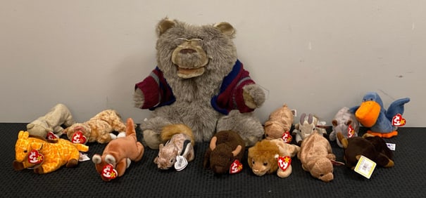 Group of Beanie Babies and More