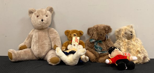 Group of Assorted Teddy Bears