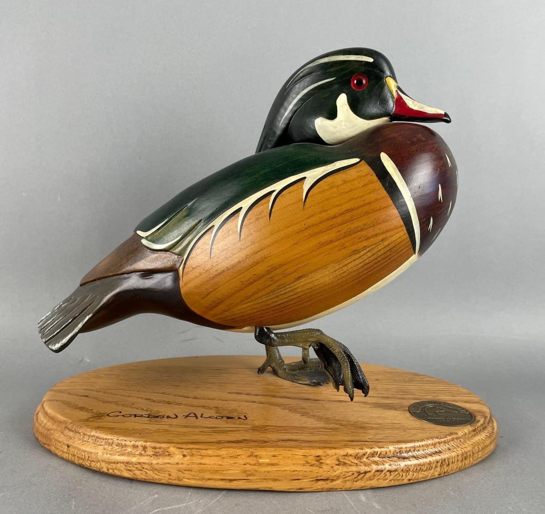 Signed Ducks Unlimited Special Edition Wood Duck Drake (1 of 6)