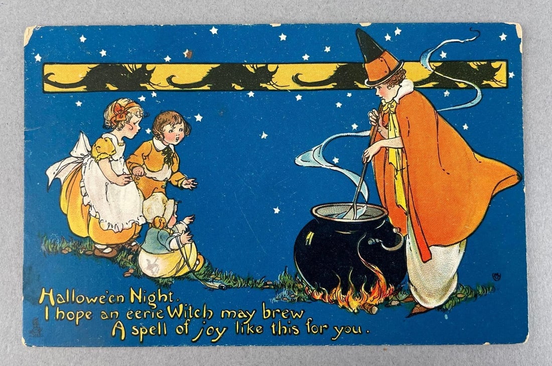 Halloween Witch Postcard (1 of 2)