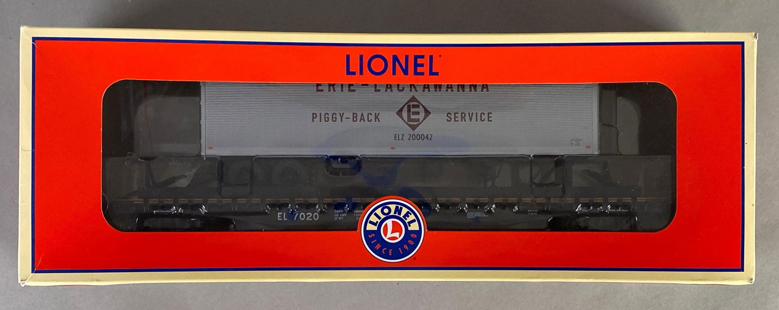 Lionel EL PS-4 O Scale Train Flat W/ 40 Ft Trailer (1 of 3)
