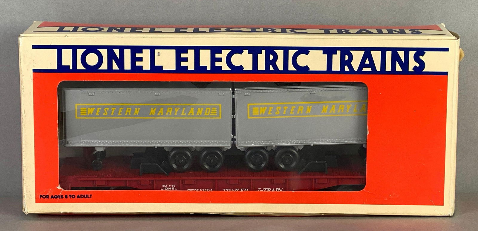 Lionel O Scale Western Maryland Train Flat Car With Trailers (1 of 3)
