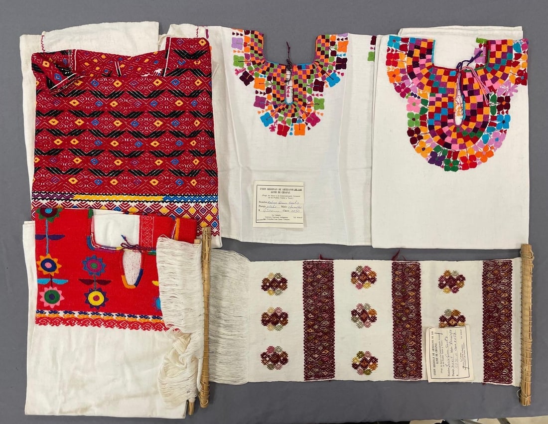 Group of Latin American Embroidered Tunics and More (1 of 5)