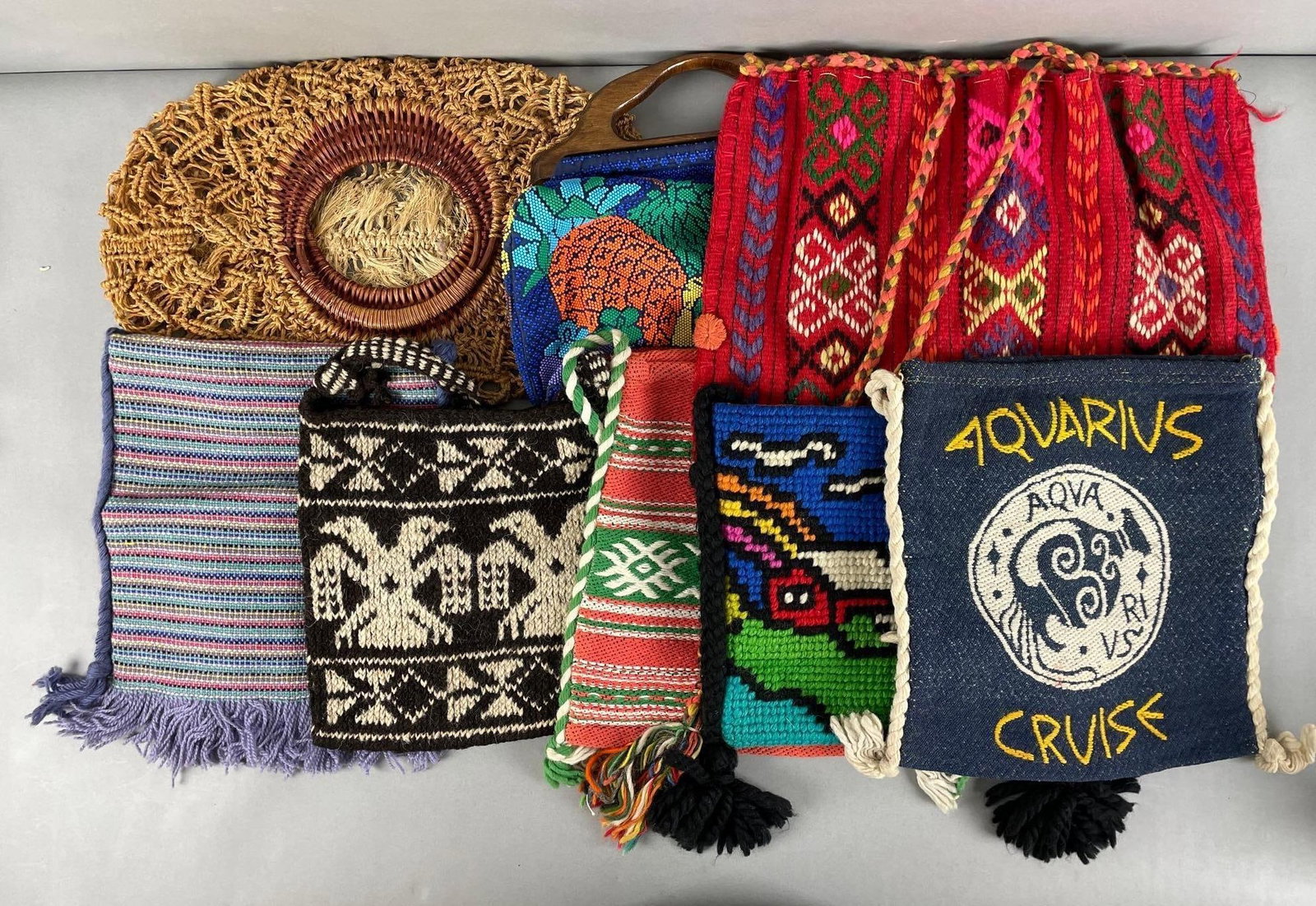 Group of Woven Bags and More (1 of 3)