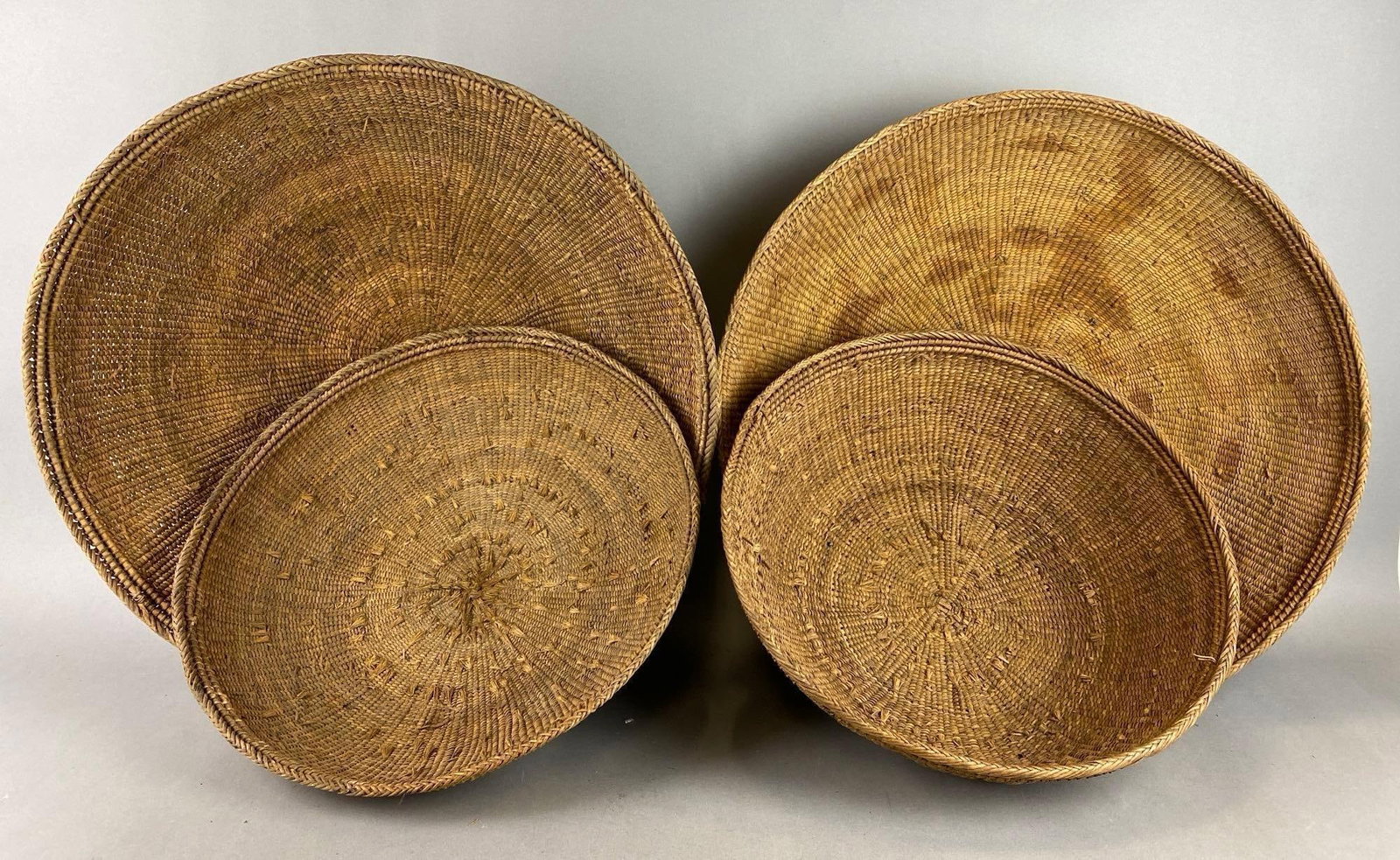 Group of 4 African Gathering Baskets (1 of 4)