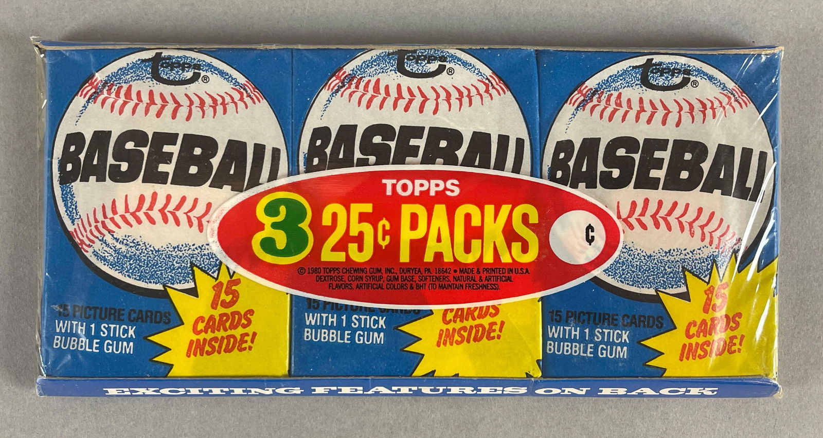 Rare 1980 Topps Baseball Grocery Store Tray Pack (1 of 2)