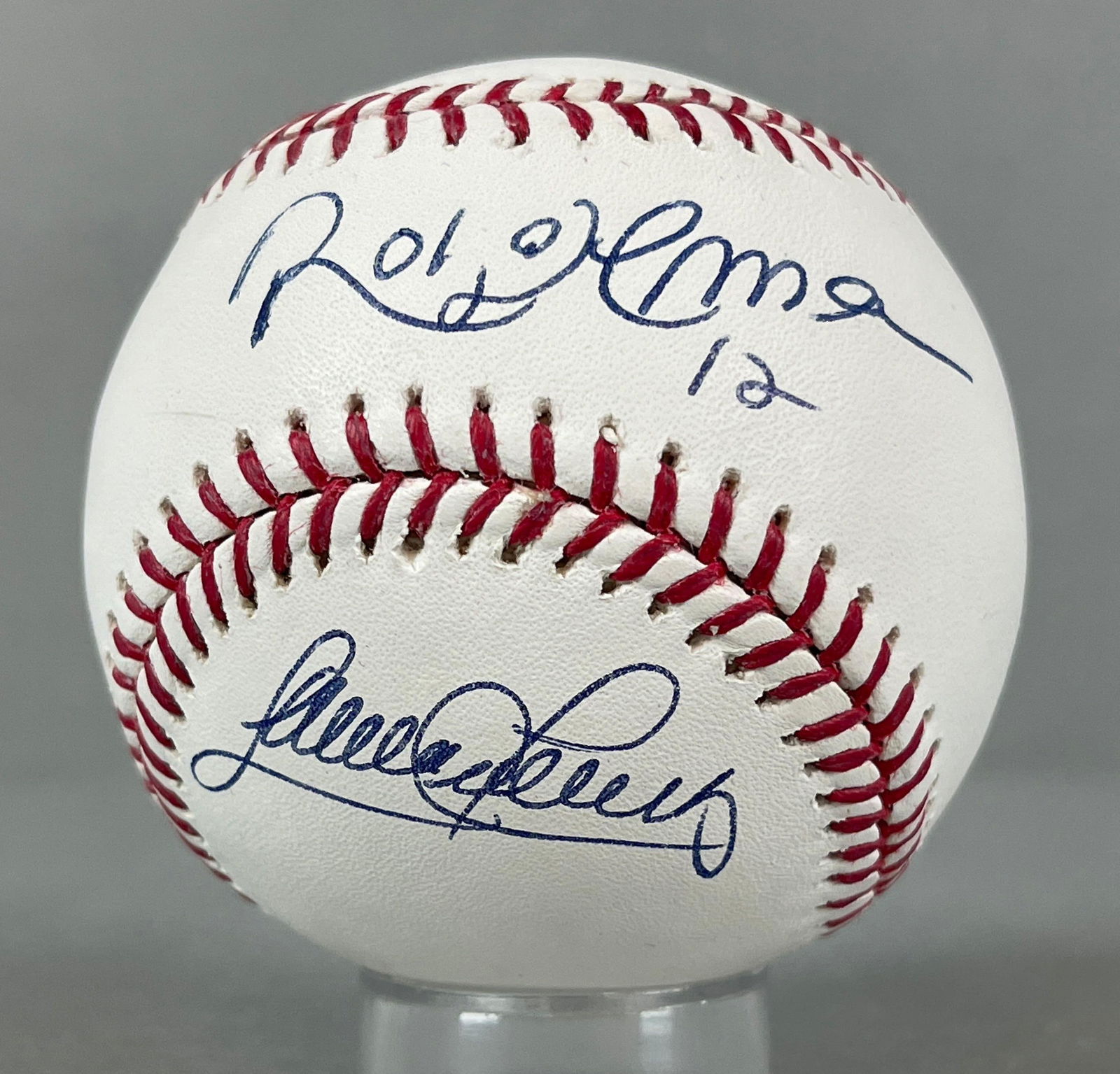 Roberto Alomar and Sandy Alomar Jr. Signed Official Rawling Baseball (1 of 3)