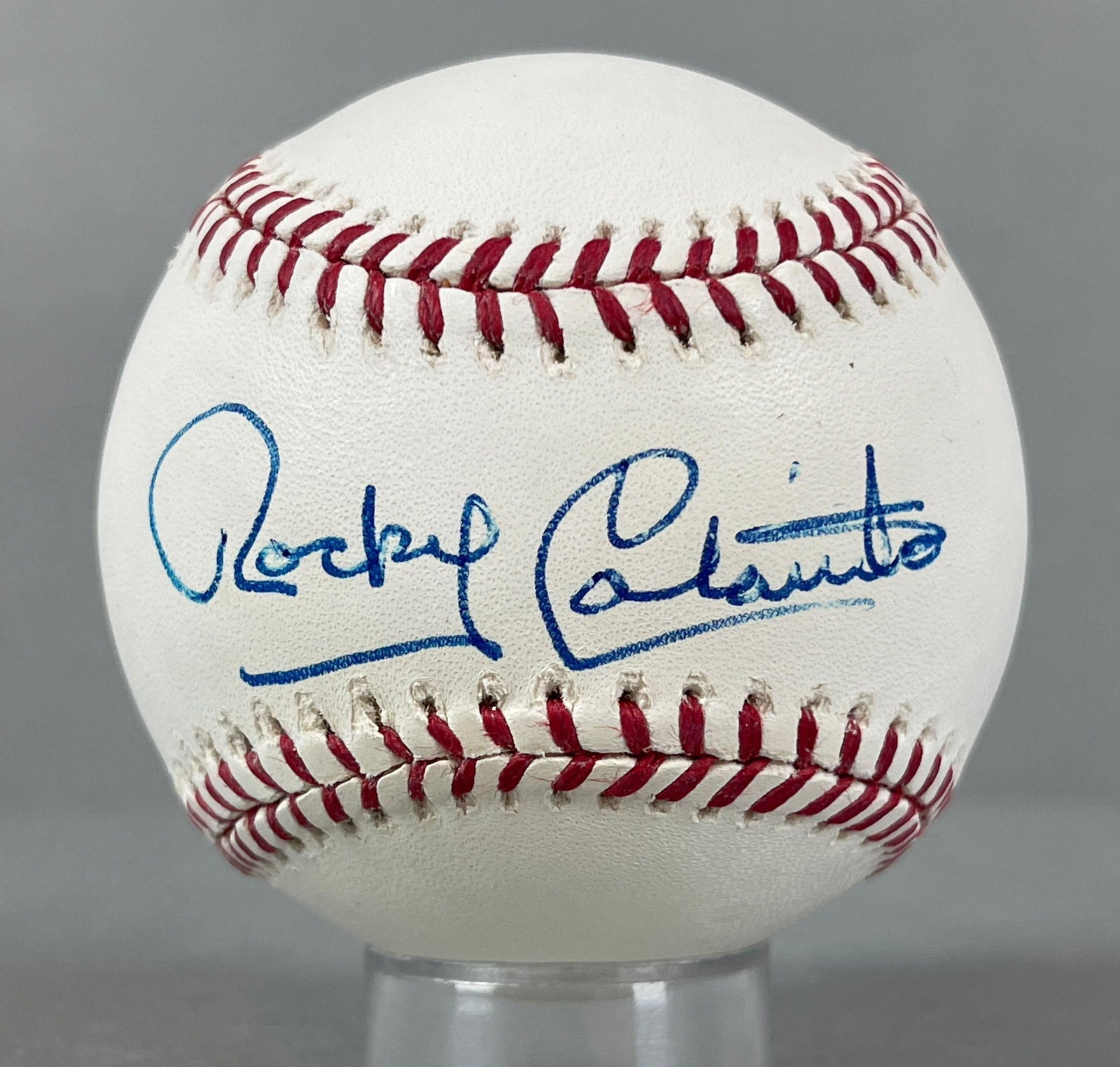 Rocky Colavito Signed Official MBL Rawlings Baseball with COA (1 of 4)