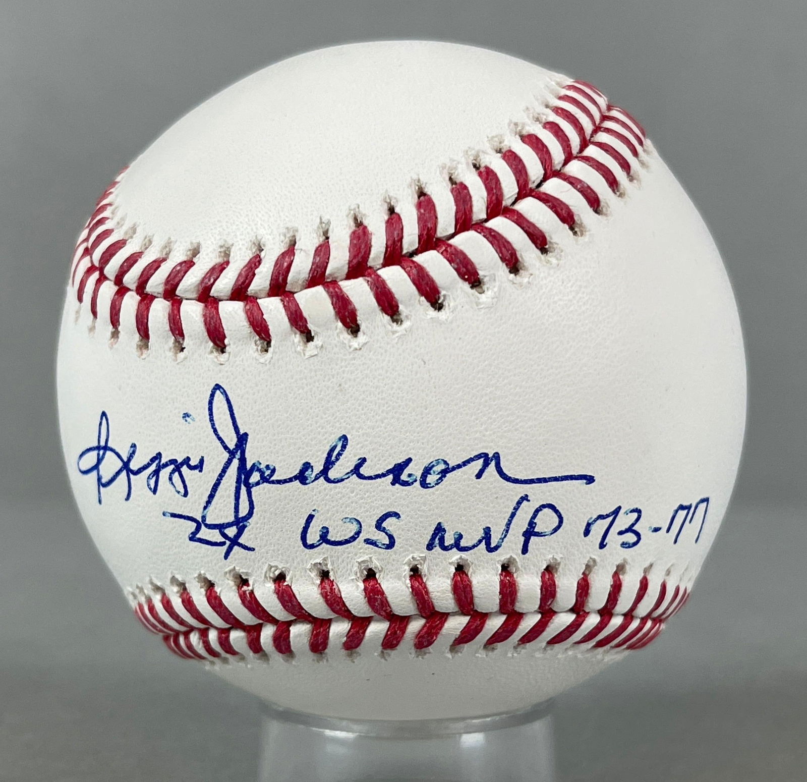 Reggie Jackson Signed Official MLB Rawlings Baseball with Inscription and JSA COA (1 of 4)