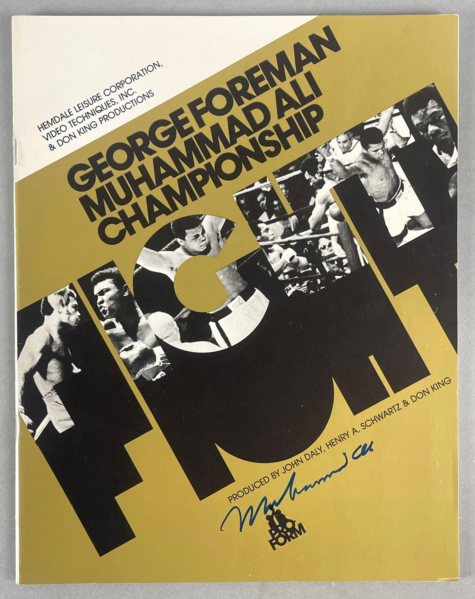 Muhammad Ali Signed Pro Form Magazine with JSA COA (1 of 4)