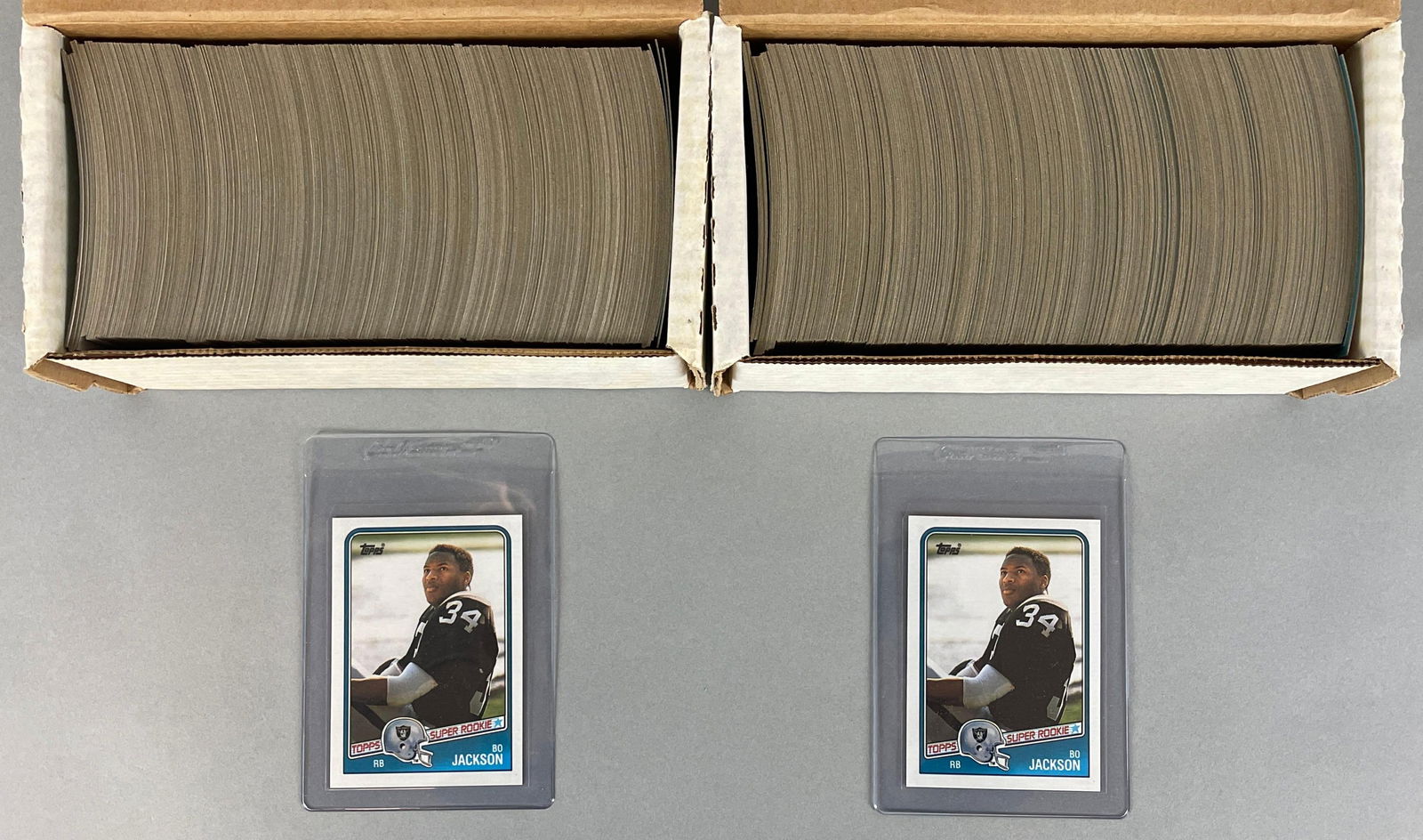 2 - 1988 Topps Football Complete High Grade Sets - Bo Jackson (1 of 3)