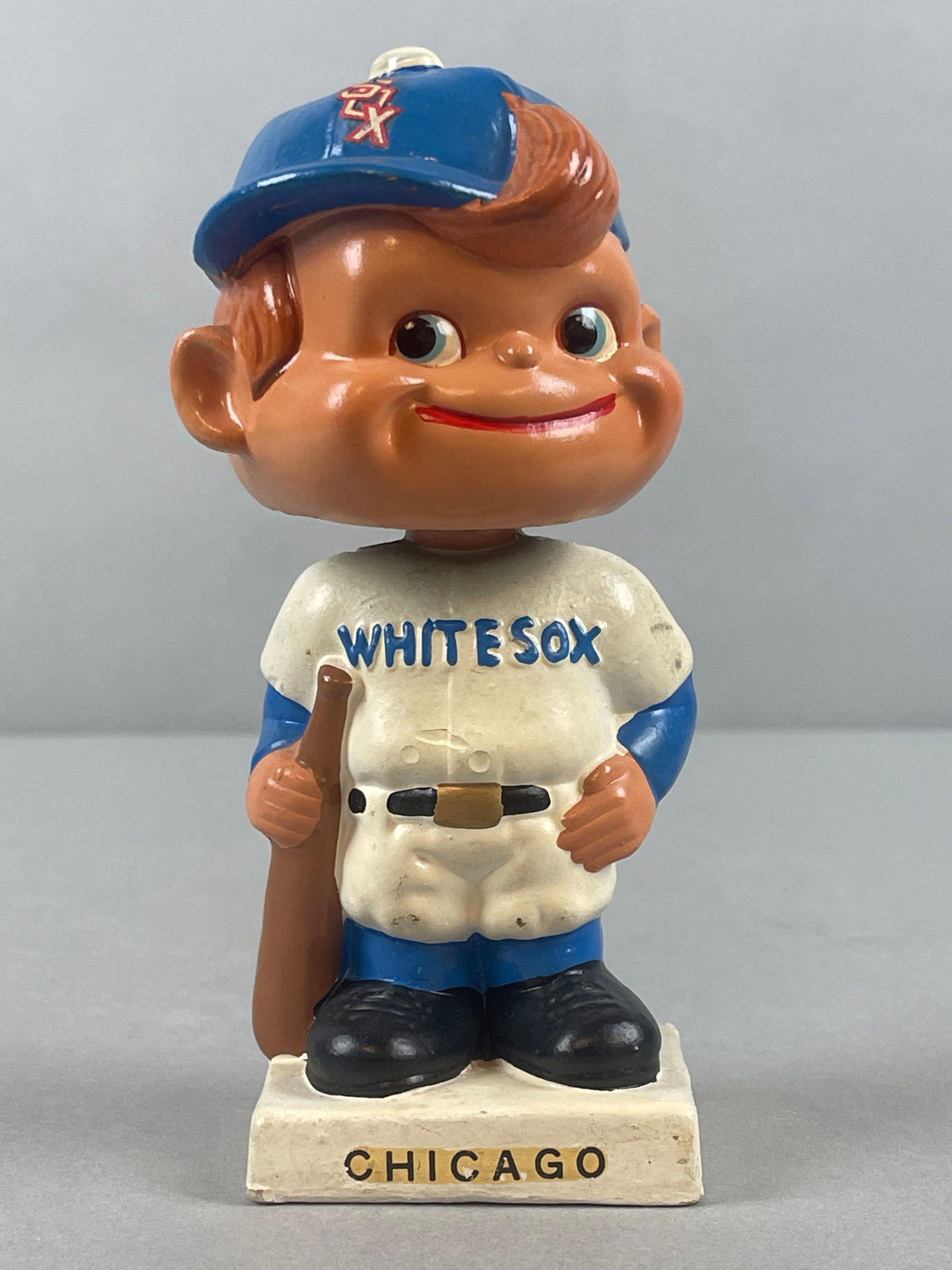 1960s White Sox Boy Bobblehead with White Square Base (1 of 6)
