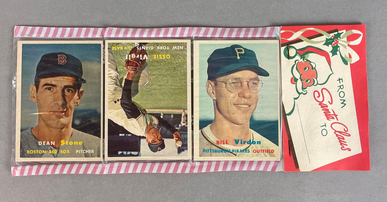 1957 Topps Baseball Christmas Rack Pack (1 of 2)