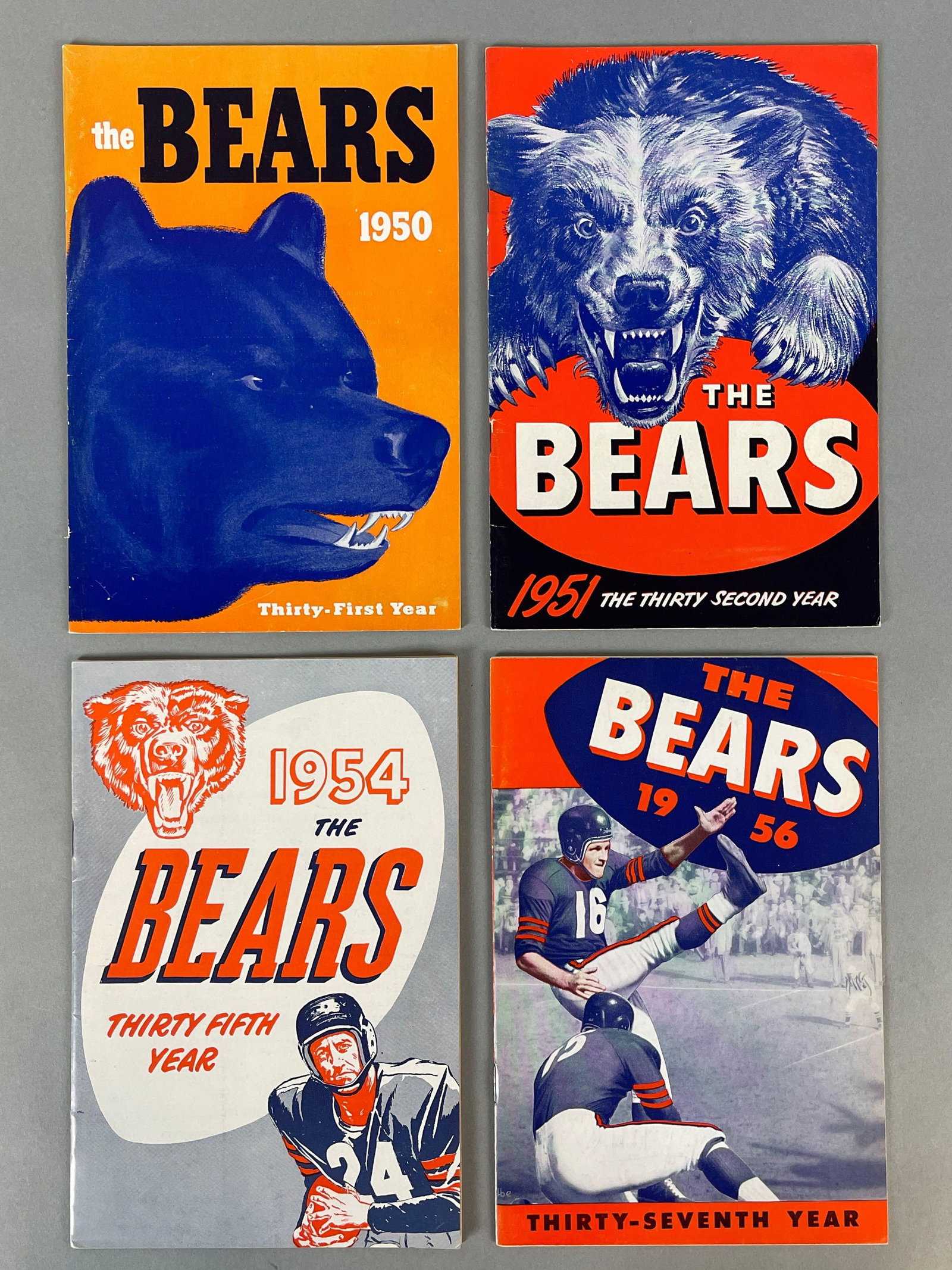 4 - 1950s Chicago Bears Media Guides (1 of 6)