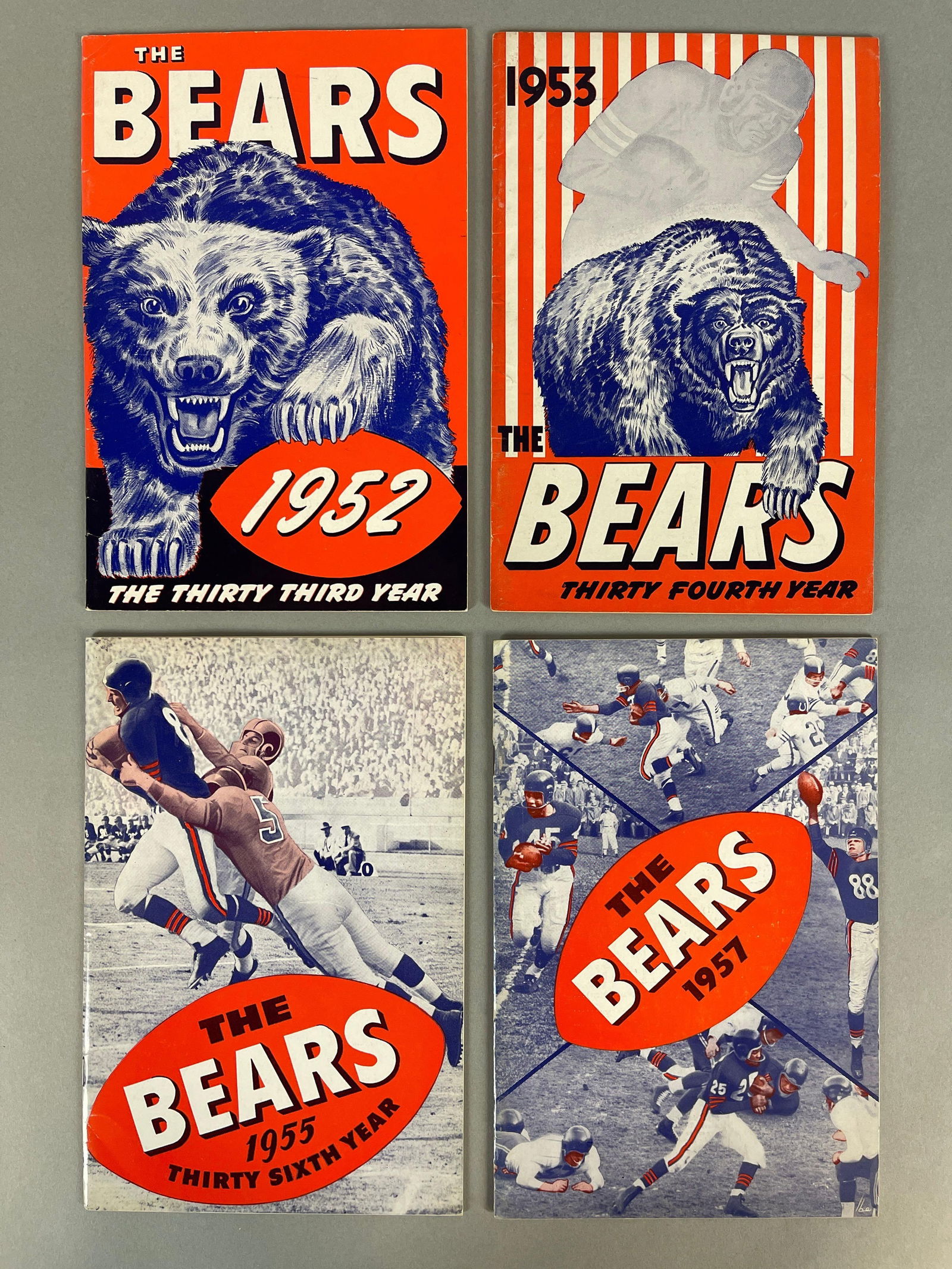 4 - 1950s Chicago Bears Media Guides (1 of 7)