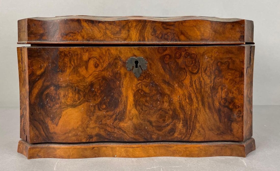 Antique Burled Maple Sewing Box (1 of 8)