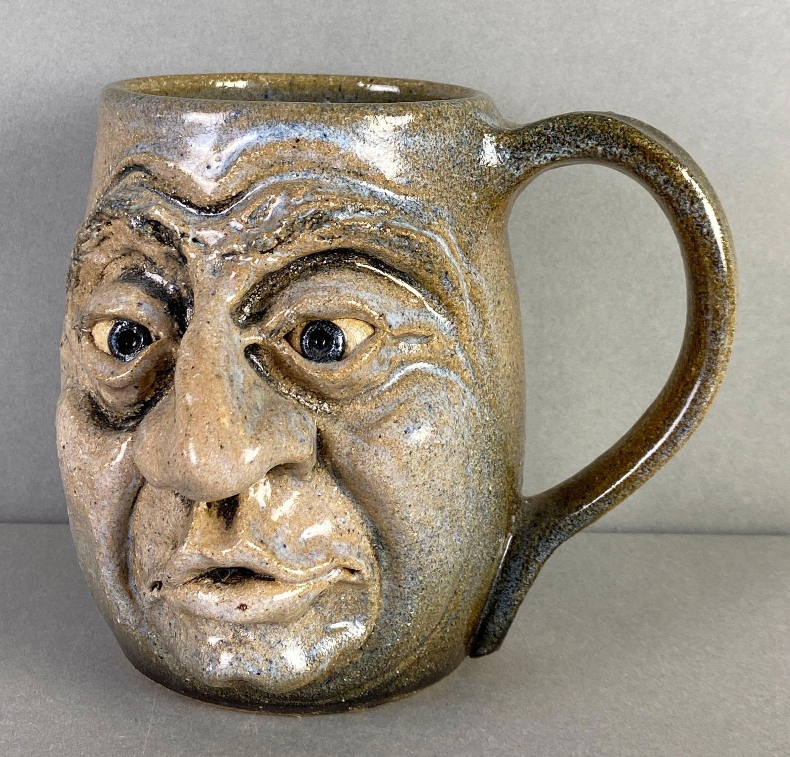Ed Klimek Face Art Pottery Mug (1 of 6)