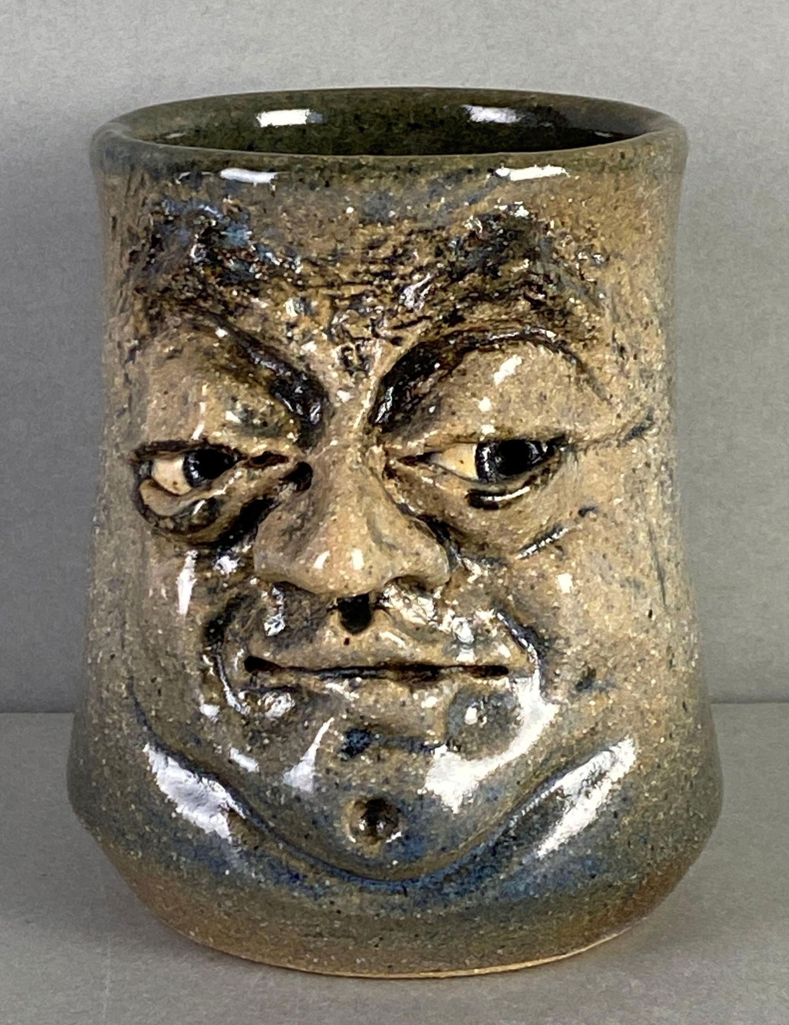 Ed Kilmek Face Art Pottery (1 of 6)