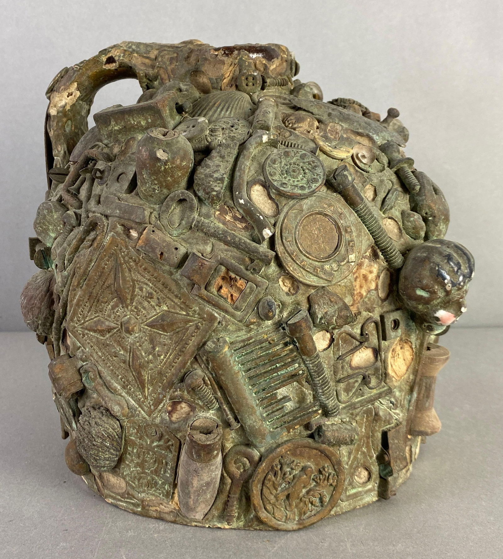 Antique Stoneware Memory Jug (1 of 6)