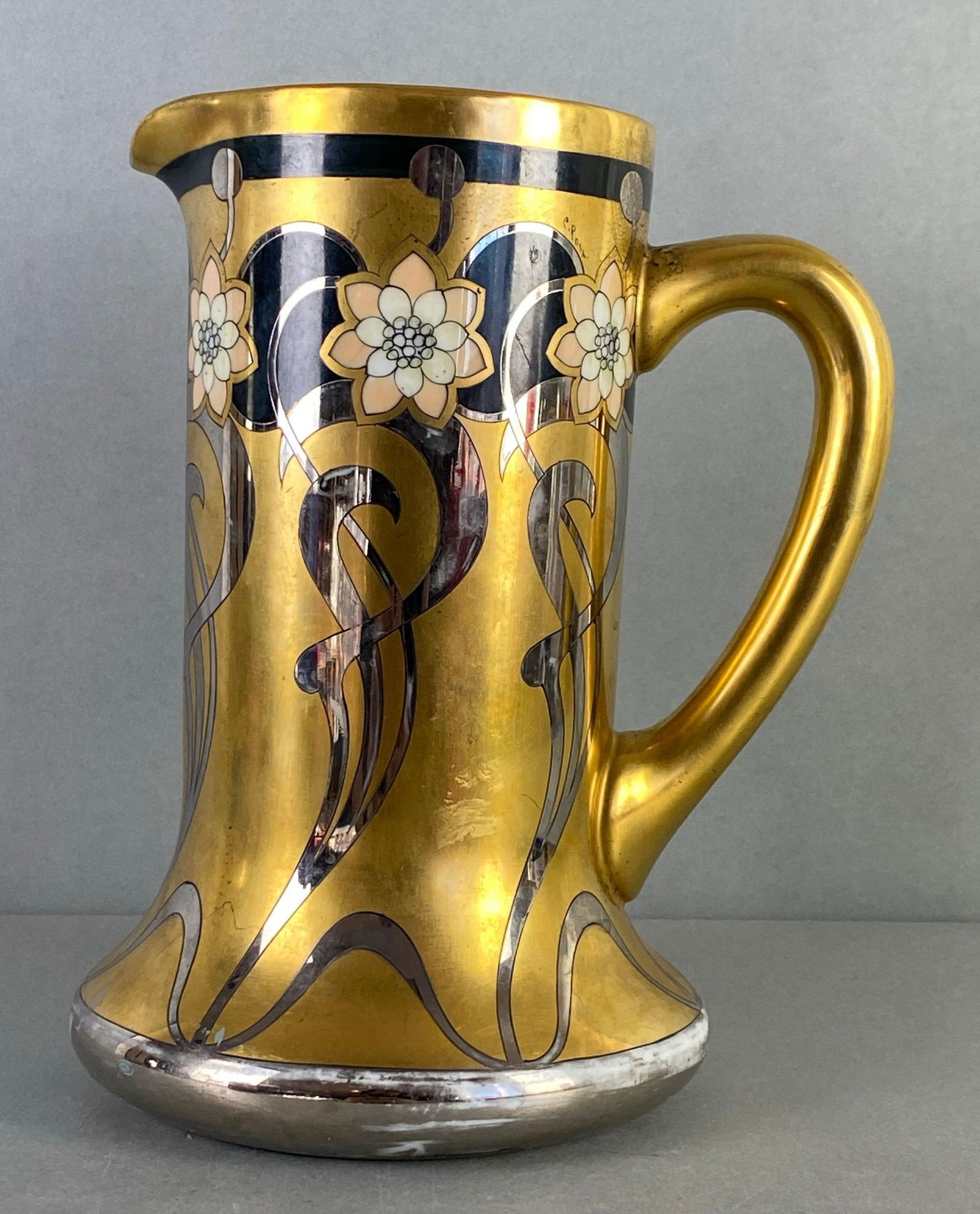 Pickard Hand Painted Floral  Porcelain Pitcher (1 of 5)