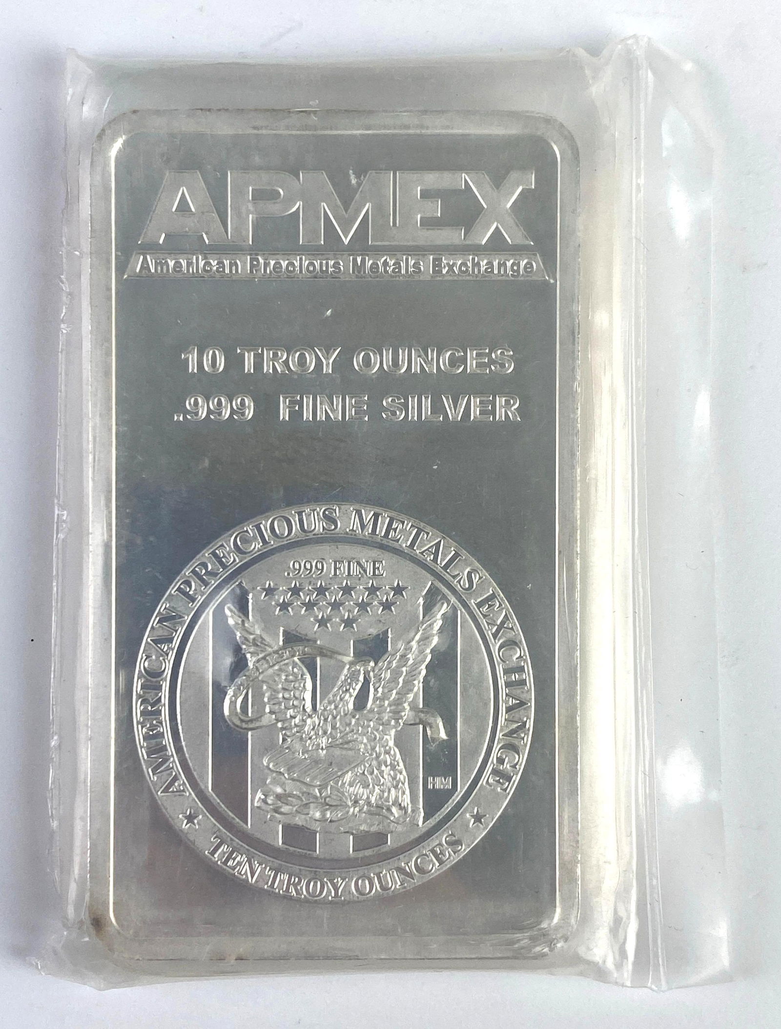 APMEX .999 Fine Silver 10 Troy Oz Ingot/Bar (1 of 2)