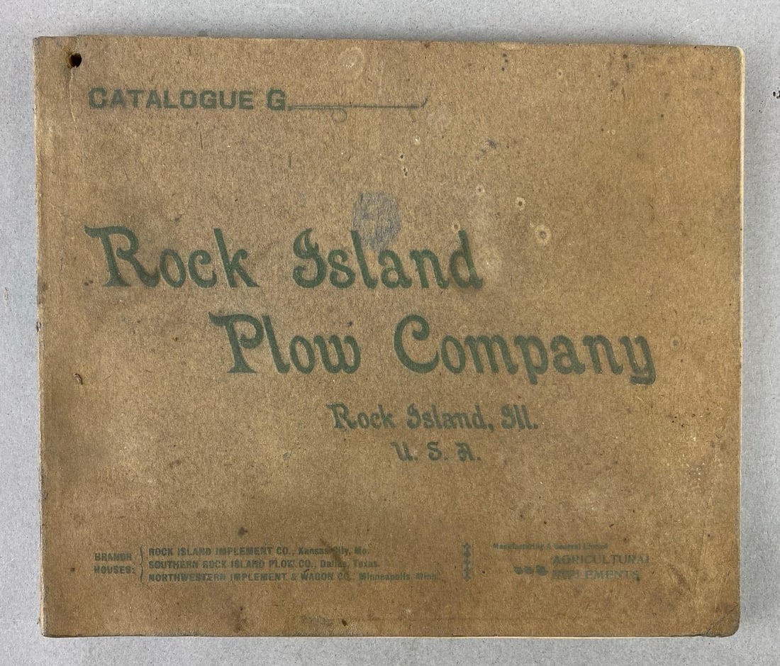 Rock Island Plow Company Rock Island, Il Catalogue (1 of 4)