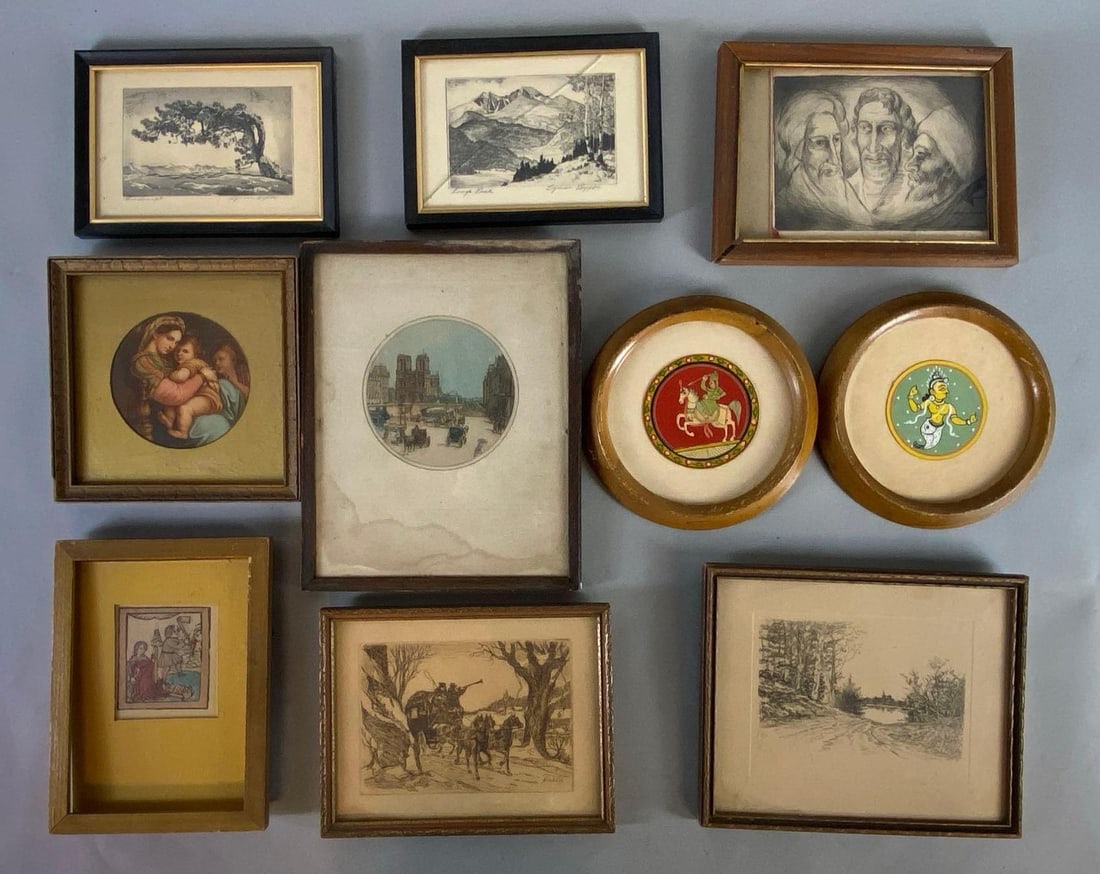 Group of Small Etchings and More (1 of 3)