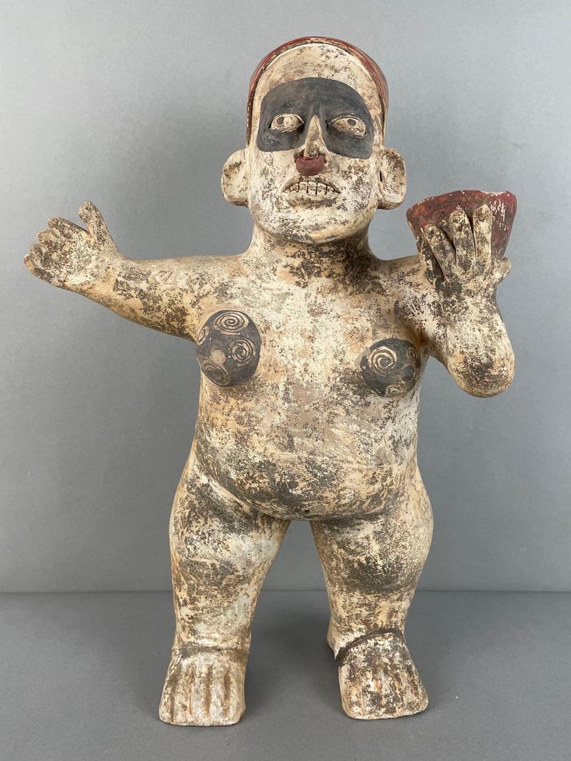 Native American Jalisco Pottery Female Figure (1 of 6)