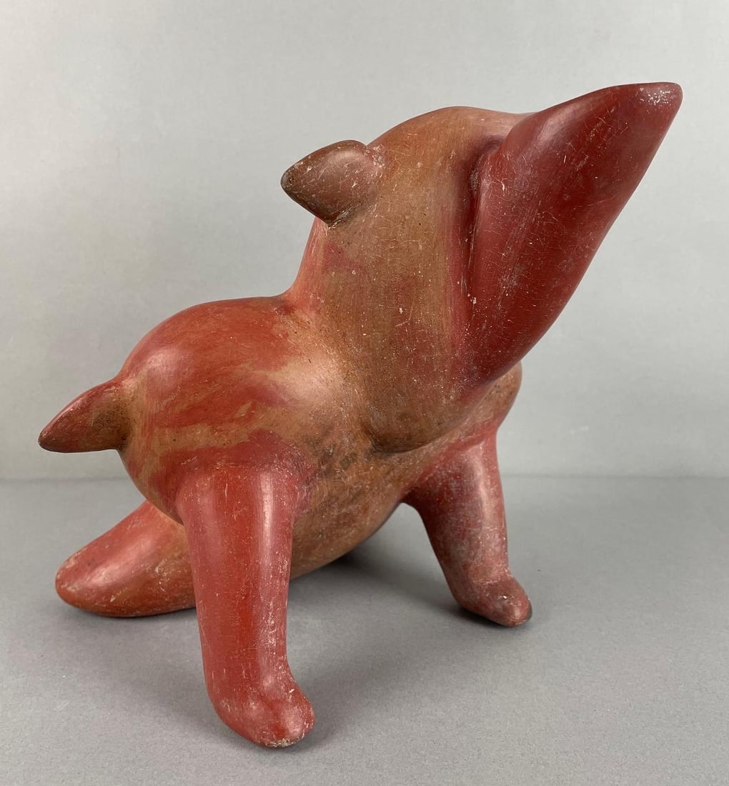 Pre-Columbian Colima Reclinatorio Pottery Vessel (1 of 4)