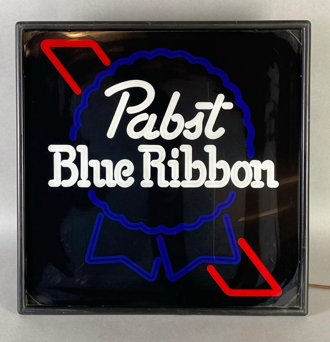 Pabst Blue Ribbon Light Up LED Advertising Beer Sign (1 of 4)