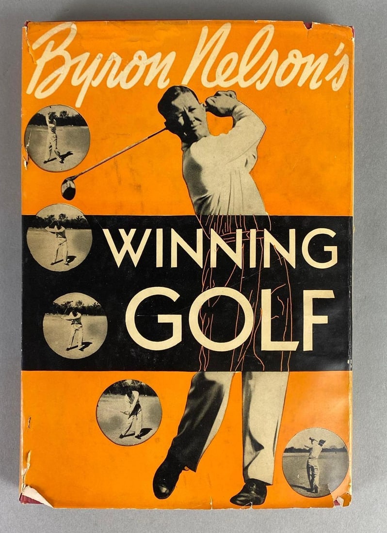 Signed Byron Nelson Winning Golf Hardcover Book (1 of 6)