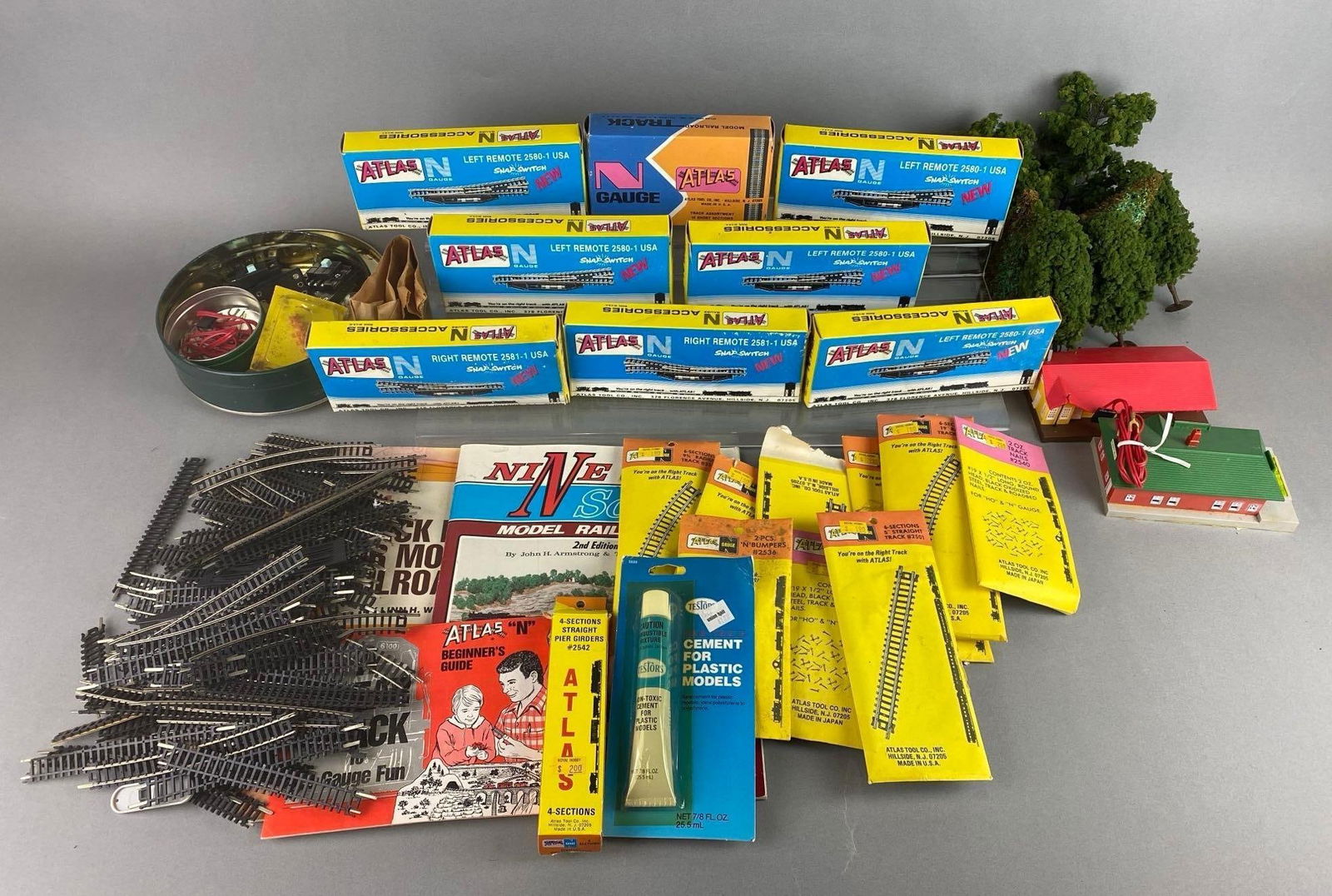 Group of Assorted N Scale Train Items (1 of 3)