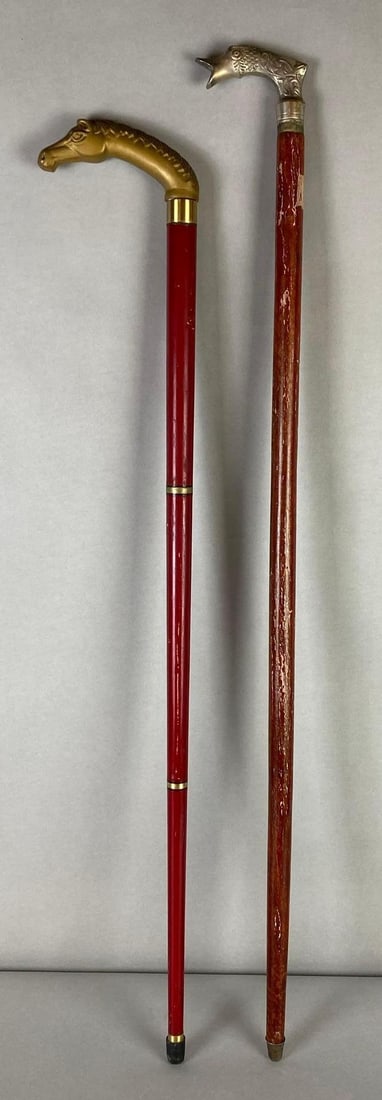 Group of 2 Animal Head Walking Canes (1 of 4)