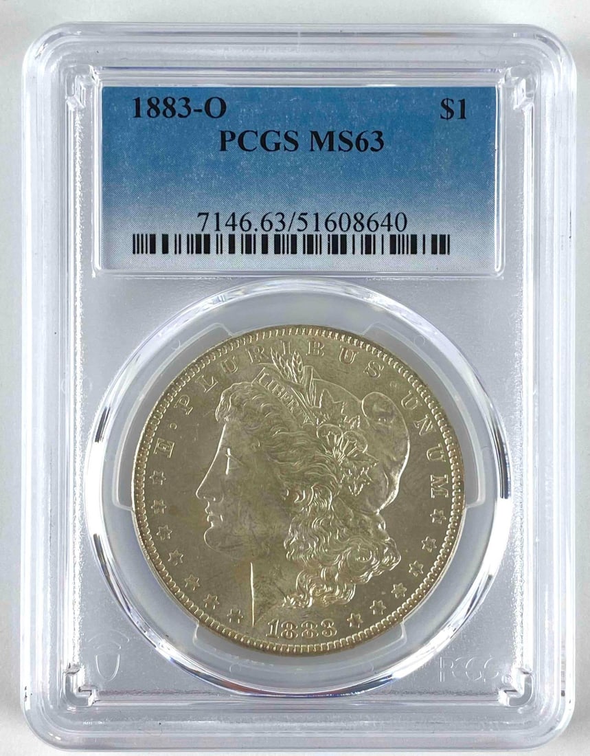 1883 O PCGS Graded MS 63 Morgan Silver Dollar (1 of 2)