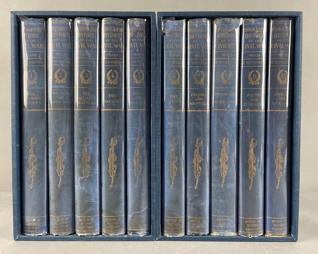 10 Volume Set of 1911 Photographic History of the Civil War (1 of 2)