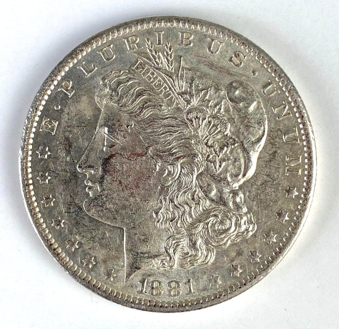 1881-O US Morgan Silver Dollar (1 of 2)