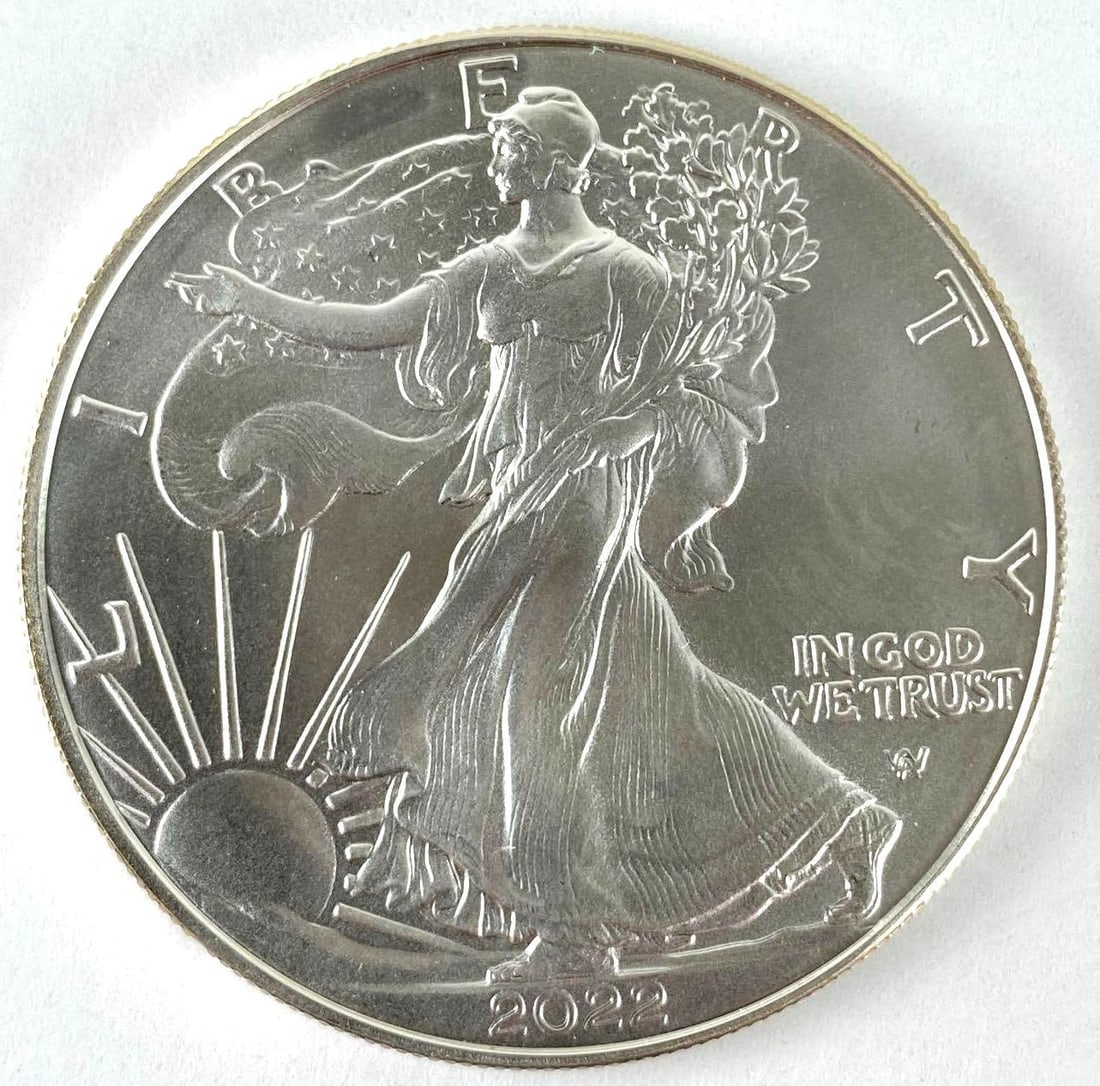 2022 American Silver Eagle 1oz. Fine Silver Dollar (1 of 2)