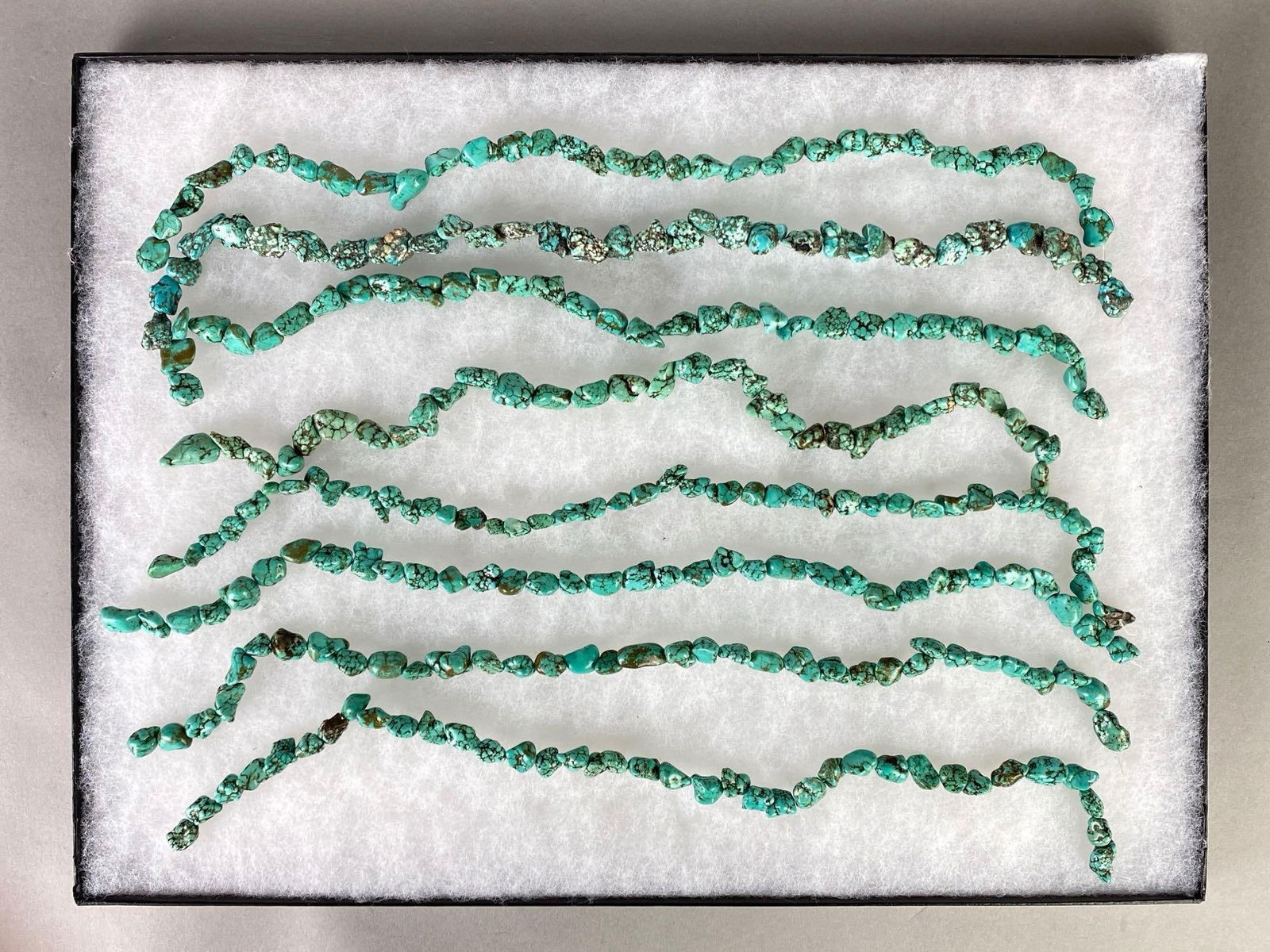 Group of 8 Strands of Turquoise Beads (1 of 3)