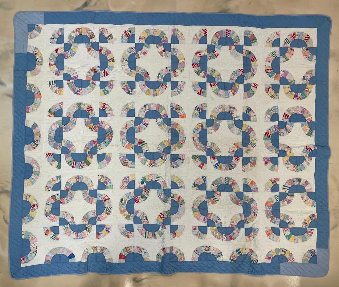 Antique Hand Stitched Quilt (1 of 4)