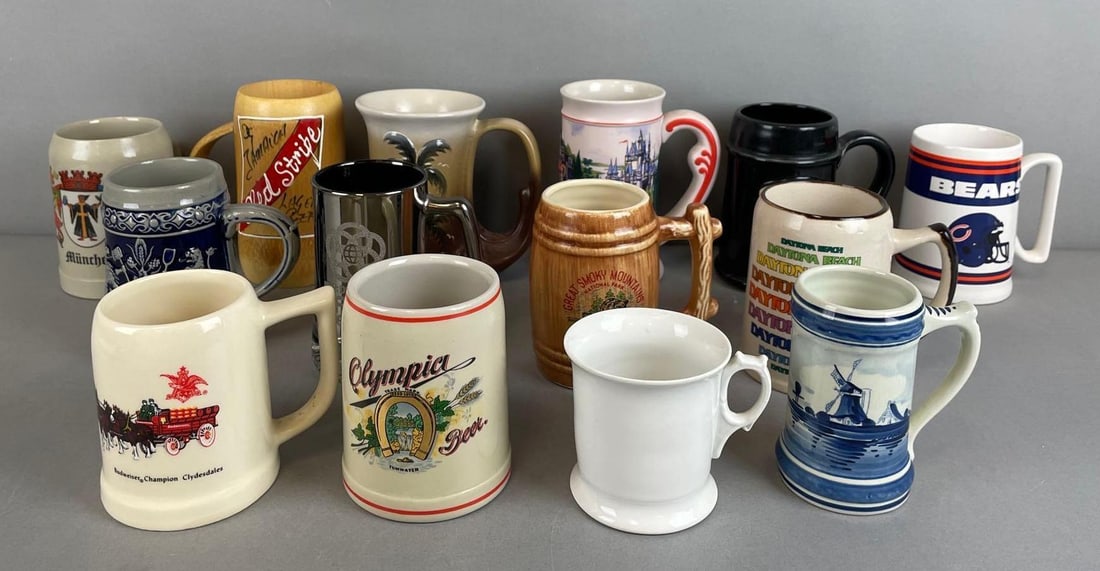 Group of Assorted Beer Mugs (1 of 3)