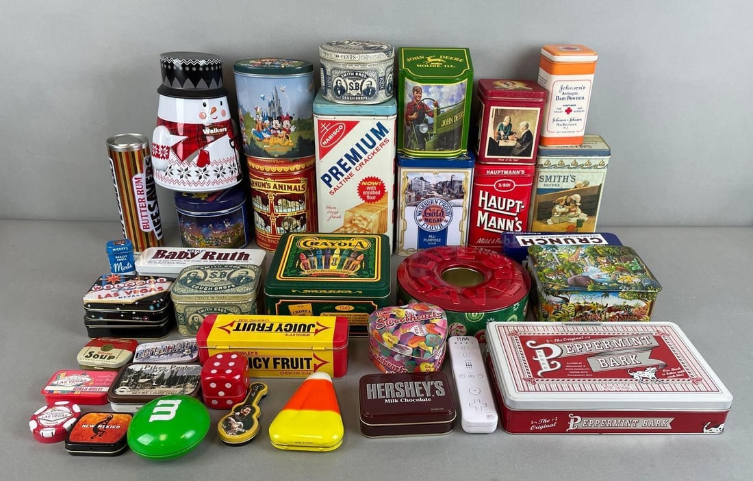 Group of Assorted Advertising Tins (1 of 3)