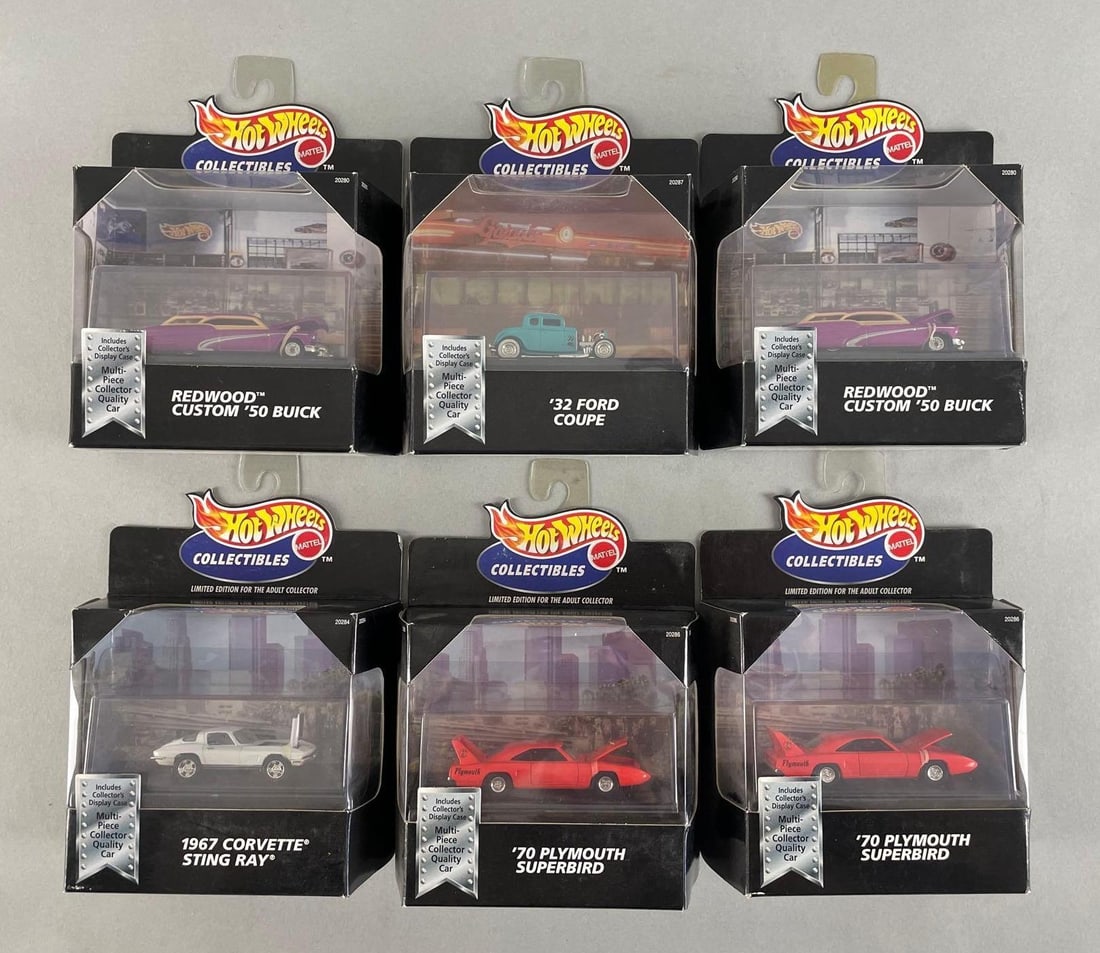 Group of Mattel Hot Wheels Limited Edition Die-Cast Vehicles (1 of 2)