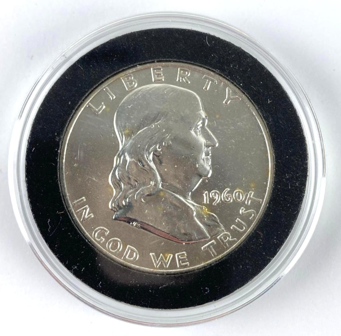 1960 Franklin Proof Silver Half Dollar (1 of 2)