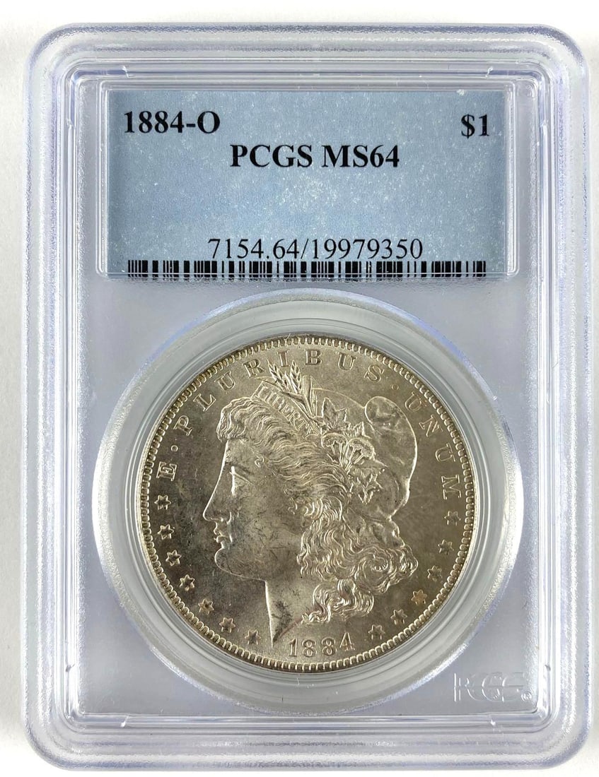 1884 O PCGS Graded MS 64 US Morgan Silver Dollar (1 of 2)